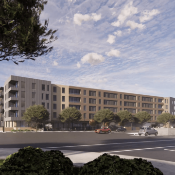A rendering of a proposed housing development in San Jose